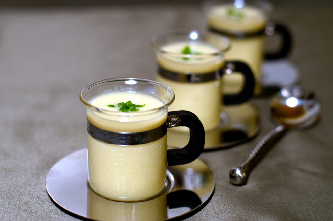 Суп из лука-порея и картофеля (Vichyssoise)