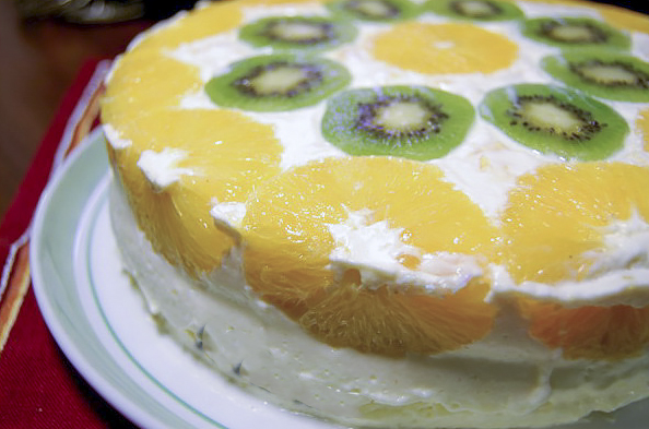 Перевернутый апельсиновый торт (Rosace a L’Orange)