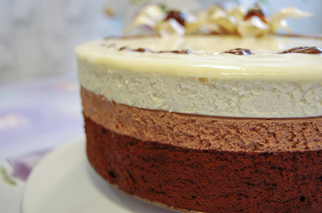 Торт “Три шоколада”