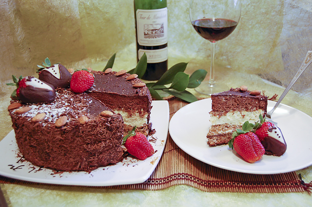 Шоколадно-ореховый торт ("Moцарт")