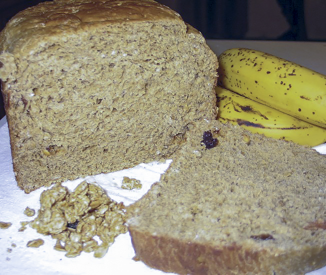 Банановый хлеб с гранолой