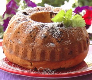 Черничный фунтовый кекс (Blueberry Pound Cake)