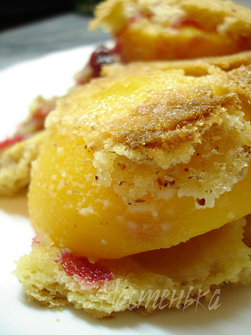 Миндальный тарт с персиками