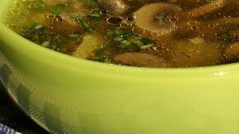 Ароматный грибной суп