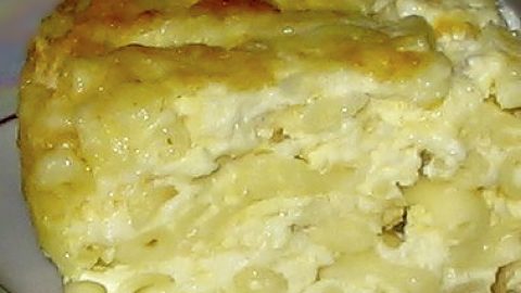 Запеканка из макарон с сыром в микроволновке с грилем