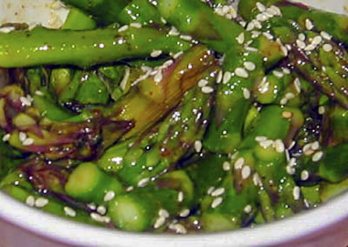 Азиатский салат из спаржи