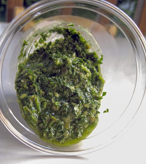 Зеленый соус или сальса верде (Salsa Verde)
