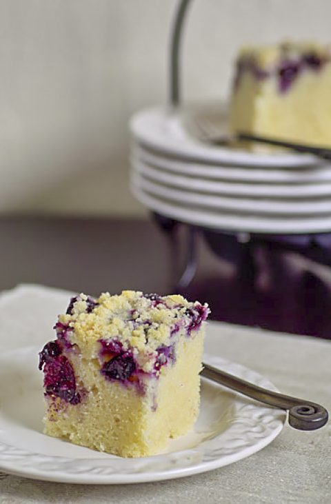 Пирог с черникой (Blueberry Coffee Cake)