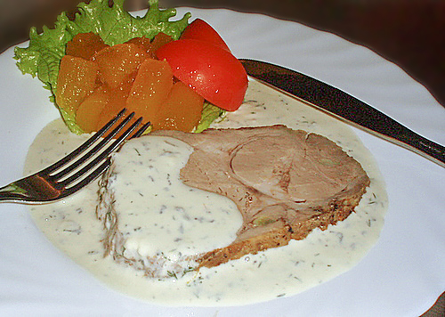Соус из голубого сыра для мяса или птицы