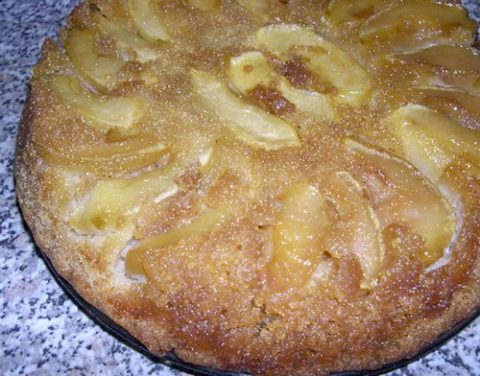 Перевернутый пирог с яблоками или абрикосами