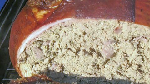 Фаршированный свиной желудок