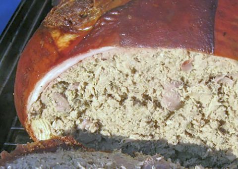 Фаршированный свиной желудок