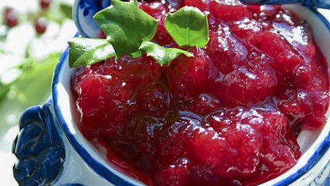 Клюквенный соус или джем (Cranberry Sauce)