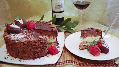 Шоколадно-ореховый торт («Моцарт»)
