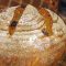 Ржаной хлеб на закваске с грецкими орехами и сушеной клюквой